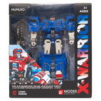 2-in-1 Roboter-Spielzeug aus ABS-Kunststoff, Transform Series (Rot/Blau)