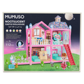 3D-Puppenhaus Schloss aus PP, 112 Teile (Mehrfarbig) mit leuchtenden Elementen