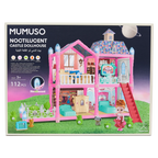 3D-Puppenhaus Schloss aus PP, 112 Teile (Mehrfarbig) mit leuchtenden Elementen