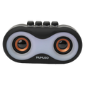 3D Wireless Speaker aus ABS-Kunststoff mit LED-Licht (Schwarz/Weiß)