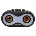 3D Wireless Speaker aus ABS-Kunststoff mit LED-Licht (Schwarz/Weiß)