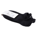 3er-Pack Damen Sneakersocken aus Baumwolle (Schwarz)