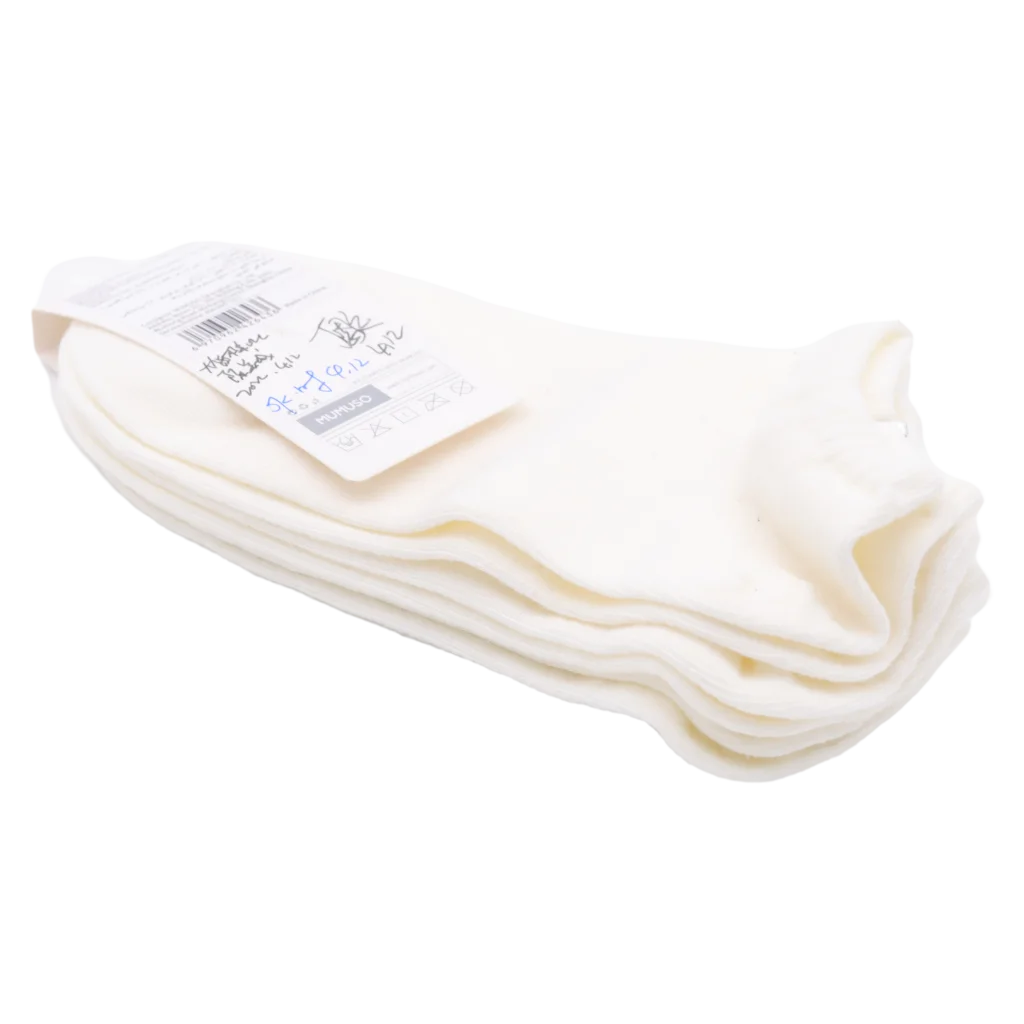 3er-Pack Damen Sneakersocken Baumwollmischung (Weiß)