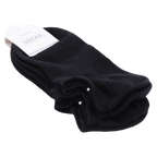3er-Pack Damen Sneakersocken aus Baumwollmix (Schwarz)