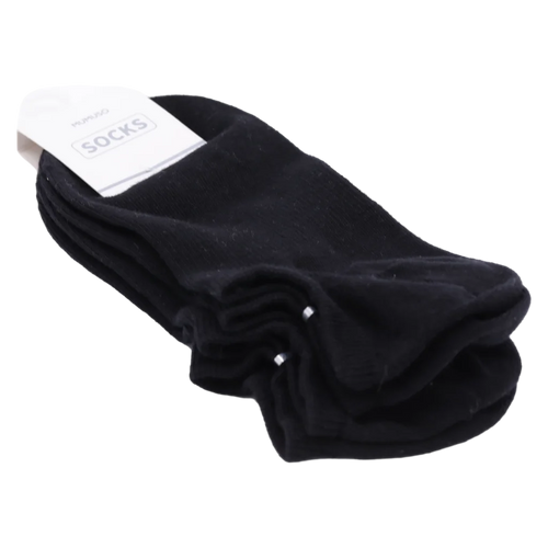 3er-Pack Damen Sneakersocken aus Baumwollmix (Schwarz)