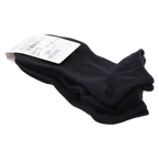 3er-Pack Damen Sneakersocken, kurz geschnitten (Schwarz)