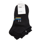 3er-Pack Sneakersocken Herren aus Baumwollmischung (Schwarz)