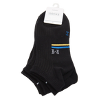3er-Pack Sneakersocken Herren aus Baumwollmischung (Schwarz)