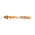 6-farbiger Druckkugelschreiber mit Capybara-Design (Mehrfarbig)
