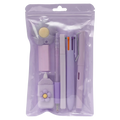 7-teiliges Schreibwaren-Set mit Einhorn-Design (Flieder/Rosa)