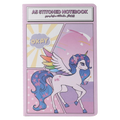 A5 Notizbuch mit Einhorn-Design (Lila)