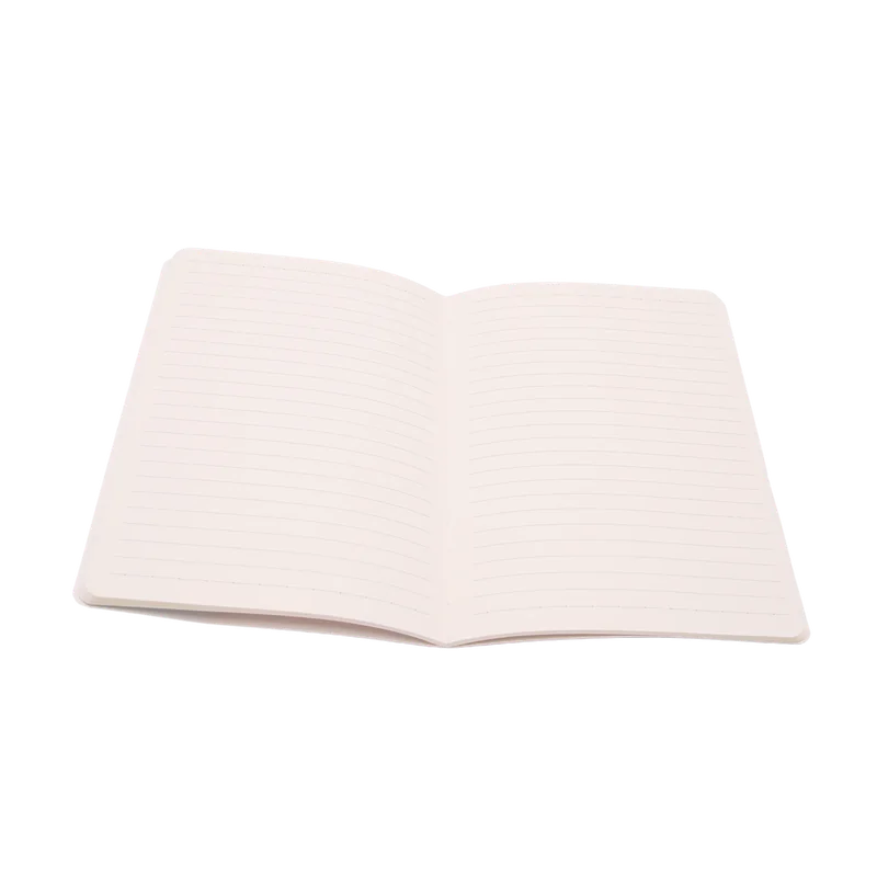 A5 Notizbuch mit Katzen-Design und Fadenbindung (Rosa)