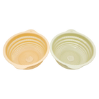 Großes Abtropfsieb aus PP-Kunststoff für die Küche (Beige/Pastellgelb)