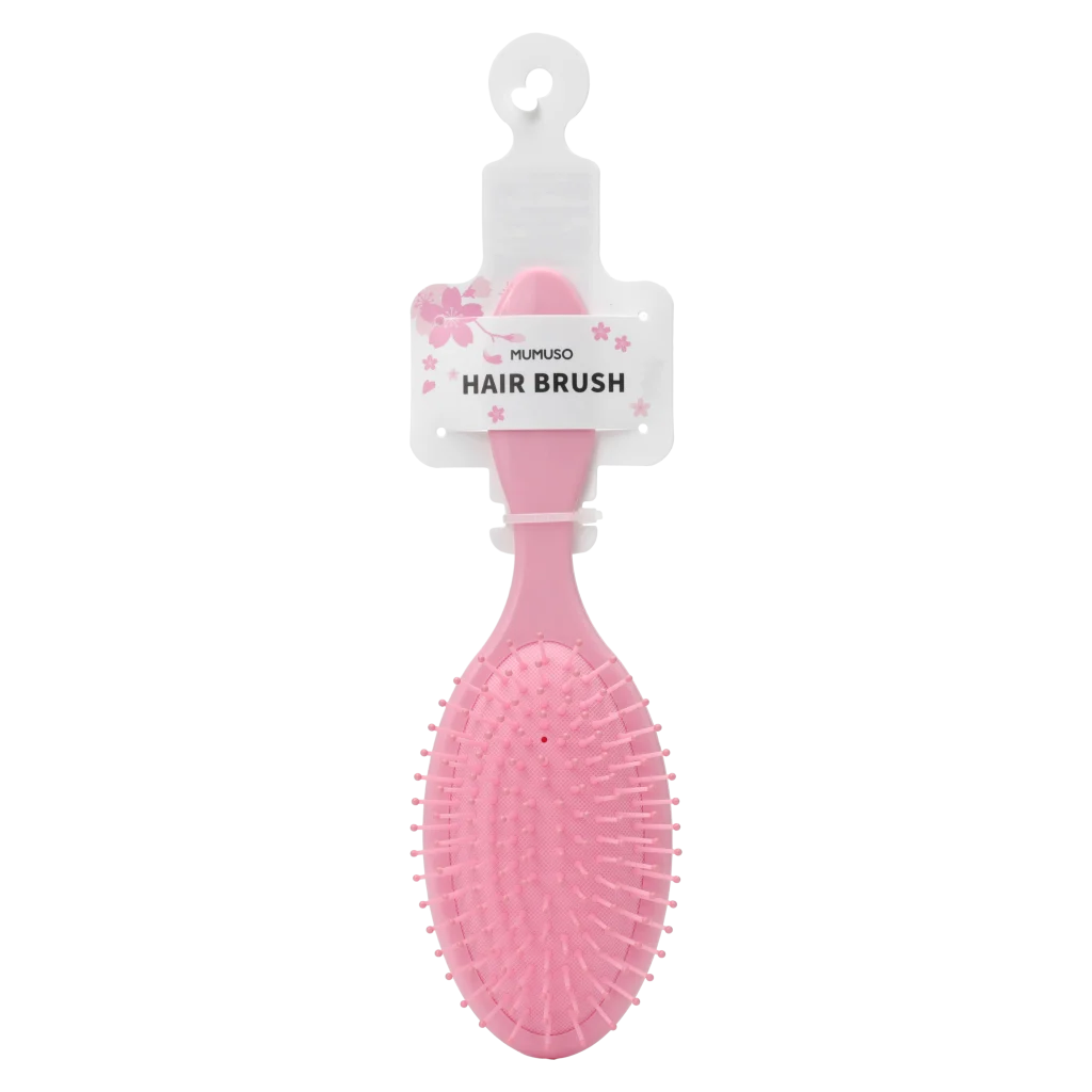 Air Cushion Haarbürste aus Kunststoff mit Kirschblüten-Design, L (Rosa)