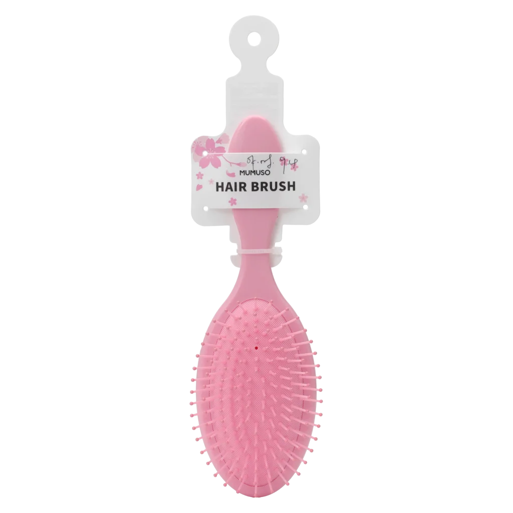Air Cushion Haarbürste aus Kunststoff mit Kirschblüten-Design, L (Rosa)
