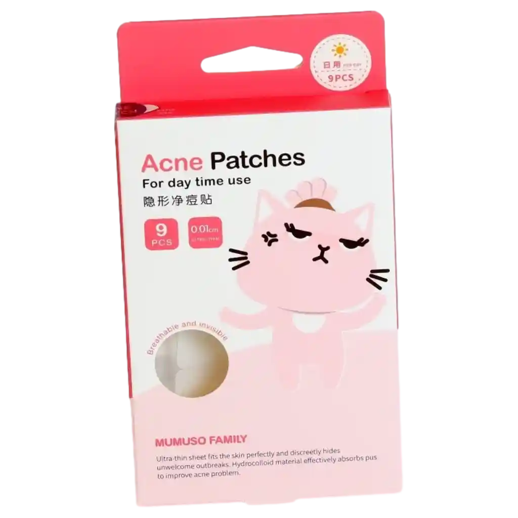 9 ultradünne Akne-Patches für den Tag, transparent zur gezielten Anwendung (Transparent)