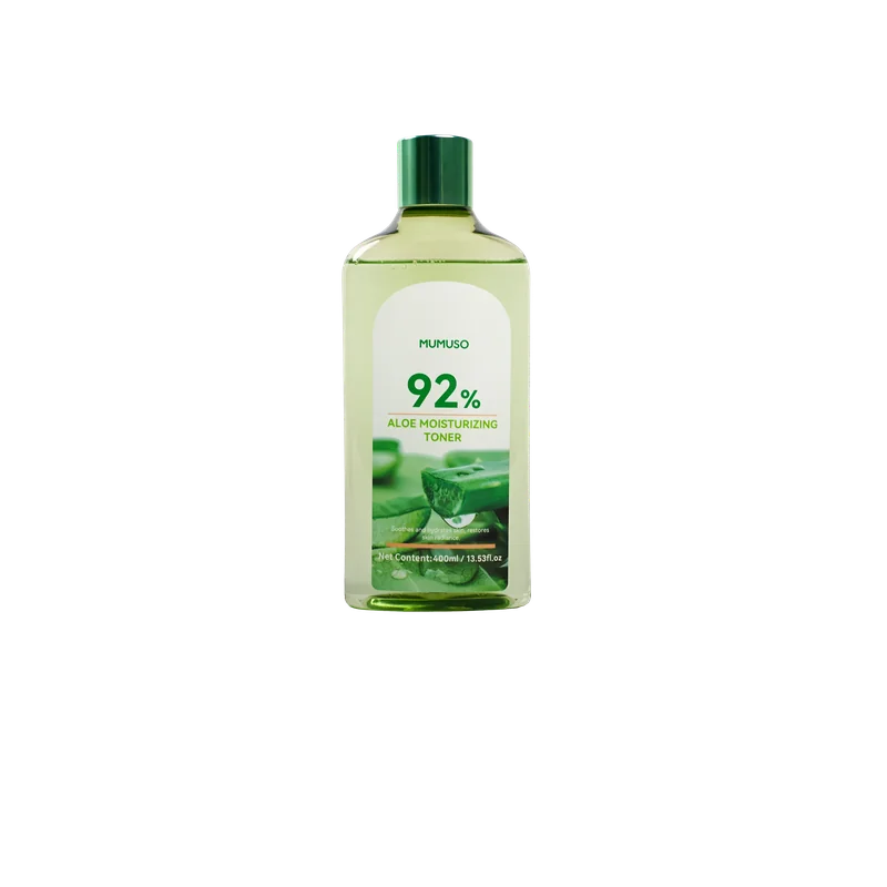 Aloe Vera Gesichtstoner, feuchtigkeitsspendend, 400 ml (Transparentgrün)