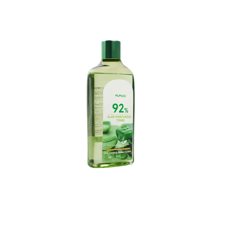 Aloe Vera Gesichtstoner, feuchtigkeitsspendend, 400 ml (Transparentgrün)