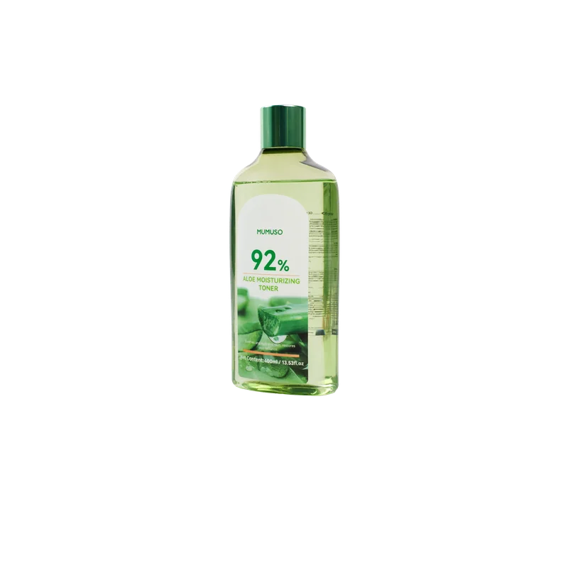 Aloe Vera Gesichtstoner, feuchtigkeitsspendend, 400 ml (Transparentgrün)