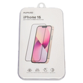 Anti-Statik Displayschutzfolie aus Temperglas für iPhone 15 (Klar)