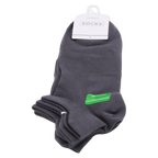 Antibakterielle Herren Low-Cut-Socken aus Baumwollmischung (Grau)