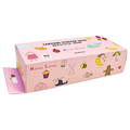 40 Aufbewahrungsbeutel PE mit Cartoon-Print, gemischte Größen (Rosa)