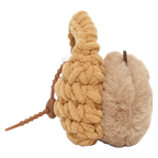 Kompakte Aufbewahrungstasche für Kopfhörer mit Capybara-Design (Hellbraun)