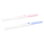 2-teiliges Augenbrauen-Rasiererset aus ABS mit Präzisionsklinge (Rosa/Blau)