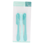 3er-Pack Augenbrauenrasierer mit Präzisionsabdeckung (Mint/Weiß)
