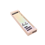 Slim Gold Bar Three Dimensional Eyebrow Pencil (Black)