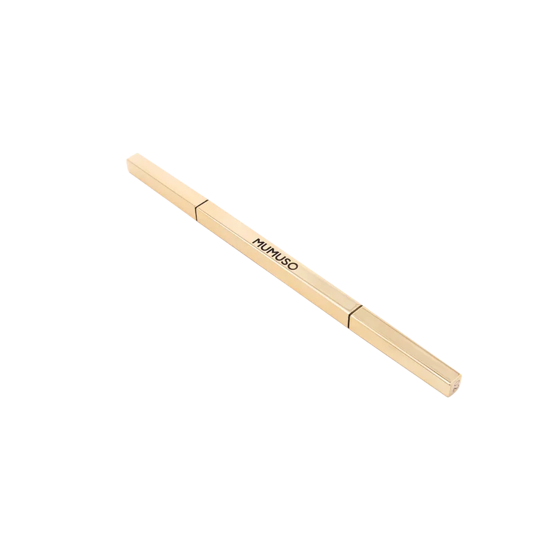 Slim Gold Bar Three Dimensional Eyebrow Pencil (Black)