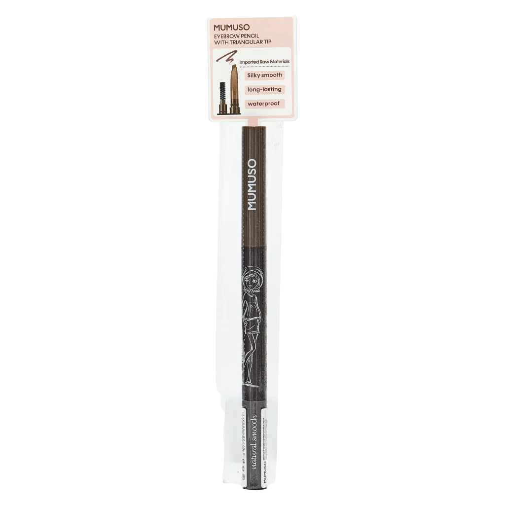 Waterproof Eyebrow Pencil With Triangular Tip #3 (Natural Brown)