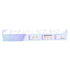 Ausmalrolle aus Papier, 3 Meter für Kinder mit Buchstaben- und Tier-Print (Weiß)