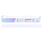 Ausmalrolle aus Papier, 3 Meter für Kinder mit Buchstaben- und Tier-Print (Weiß)