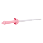 Ausziehbares Lichtschwert Spielzeug mit Leuchteffekt (Rosa/Lila/Grün)