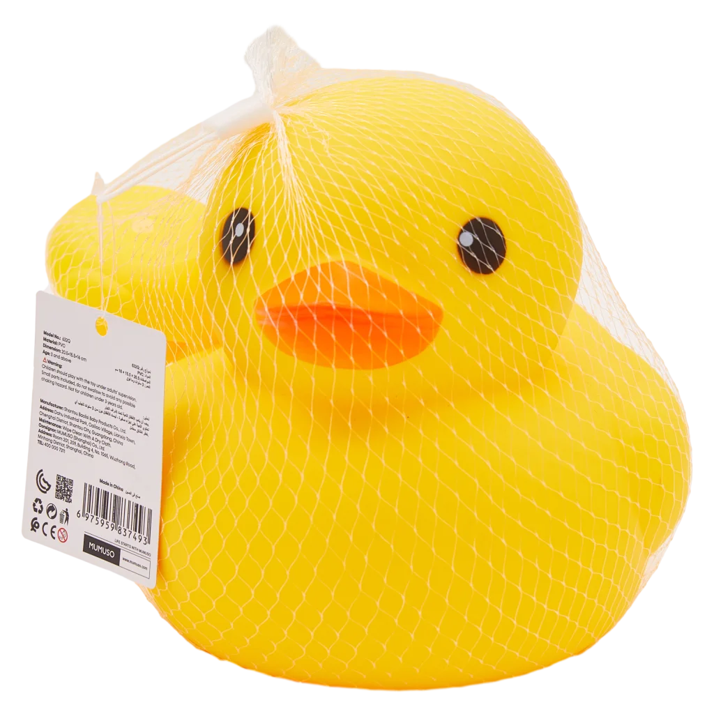 Badeente Set aus PVC, für Kinder ab 3 Jahren (Gelb)