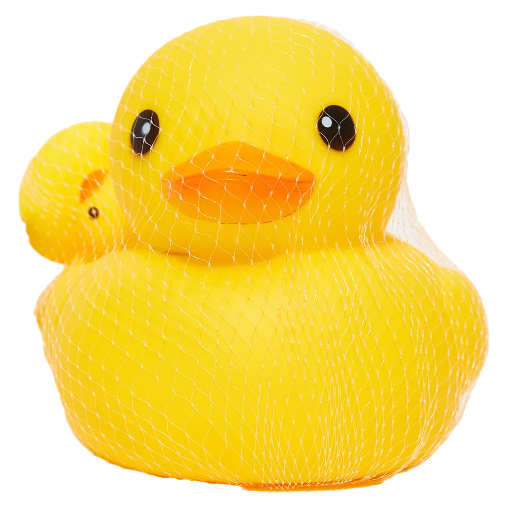 Badeente Set aus PVC, für Kinder ab 3 Jahren (Gelb)