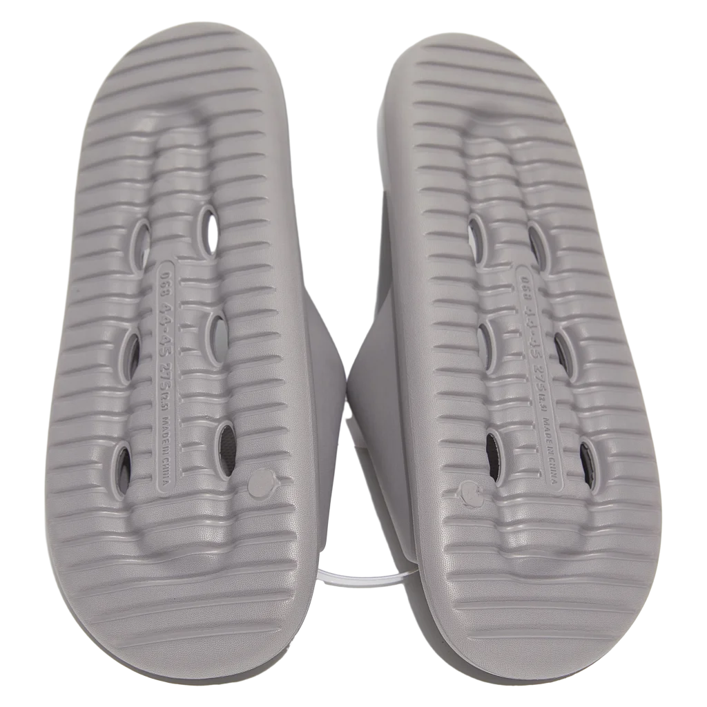 Badepantoletten aus EVA, Größe 42-43 (Grau) für Damen und Herren