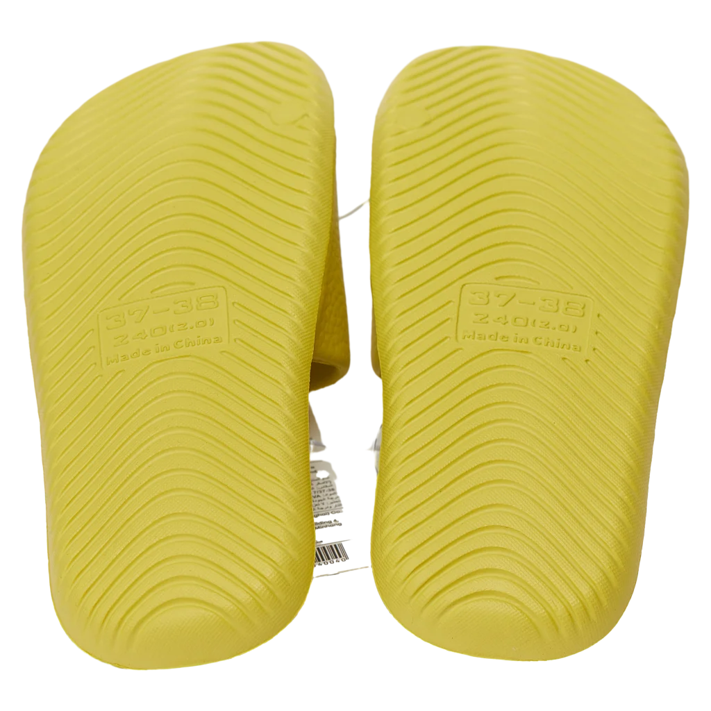 Badeslipper Damen aus EVA, Größe 37-38 (Mustard Yellow)