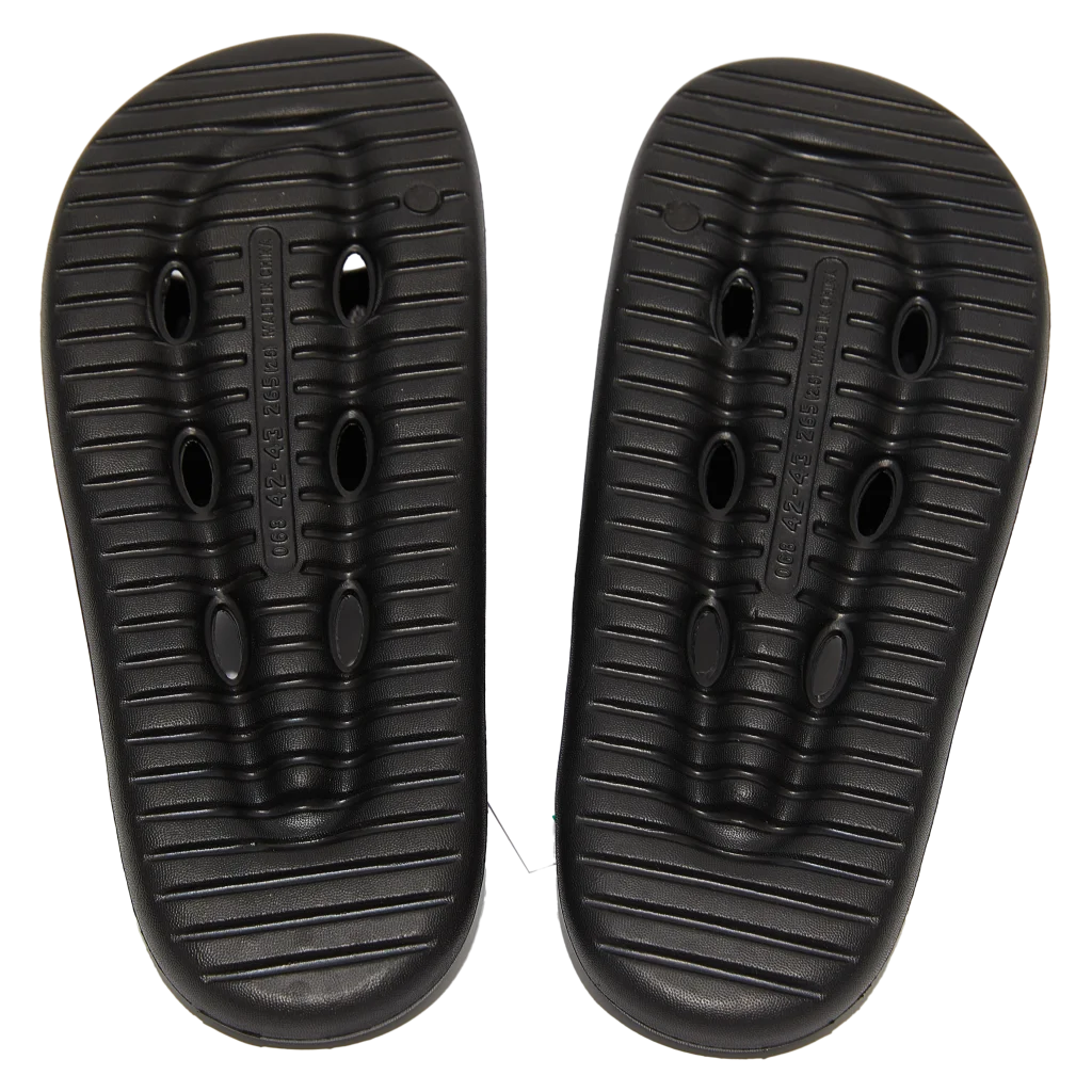 Badeslipper aus EVA für Damen, Größe 42–43 (Schwarz)
