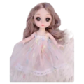 Ball-Jointed Doll aus PVC mit Schlüsselanhänger, 15 cm (Rosa)
