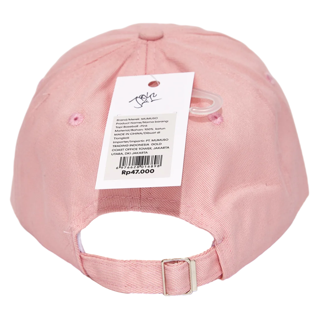 Baseball Cap aus 100% Baumwolle für Erwachsene (Rosa)
