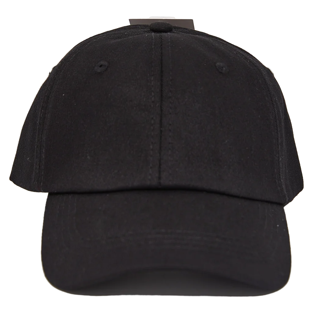 Baseball Cap für Erwachsene, klassisch verstellbar (Schwarz)