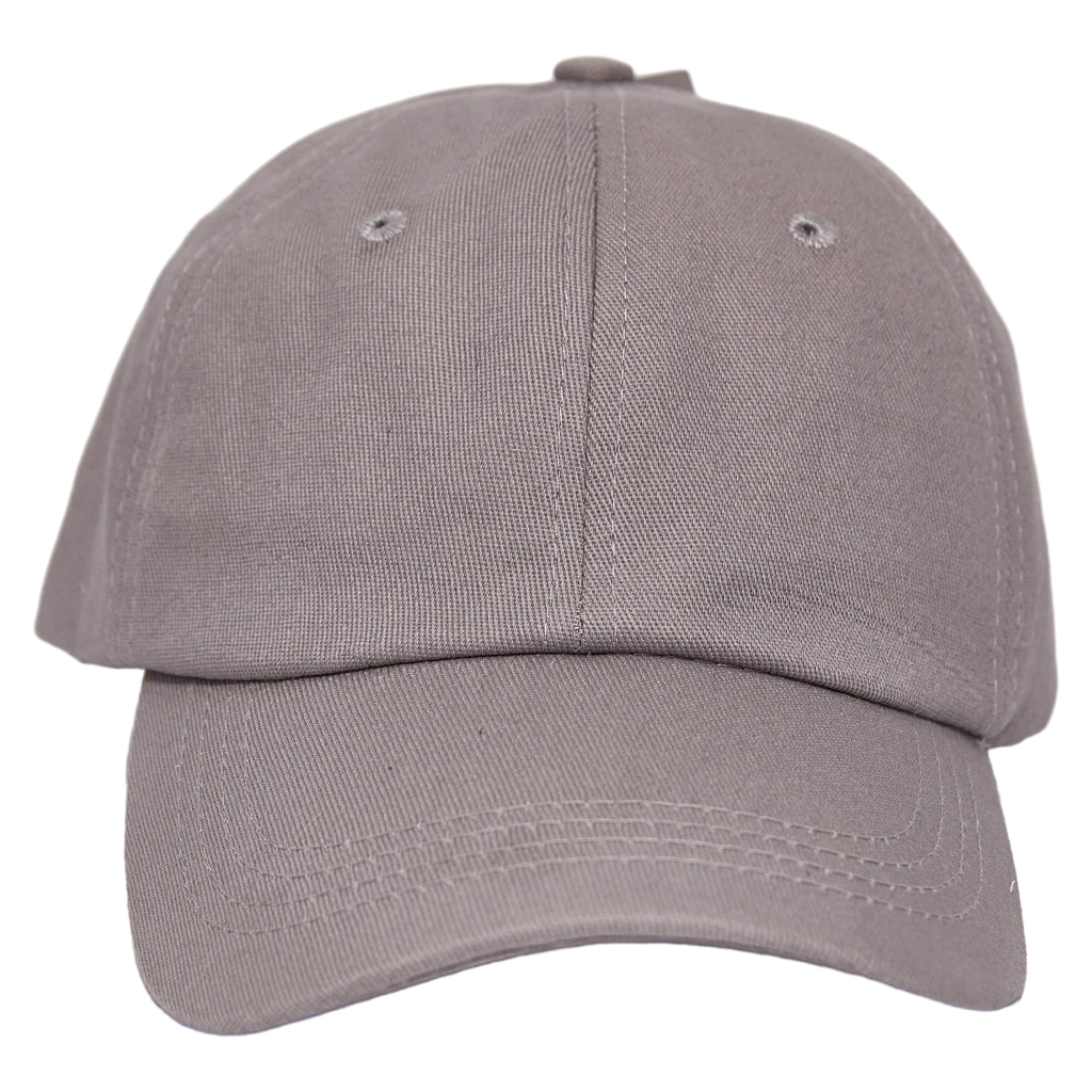 Baseballcap für Erwachsene, verstellbar (Grau)