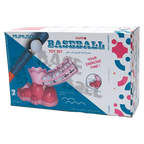 Baseballspielzeug-Set aus PP mit Nilpferd-Design (Blau/Pink)