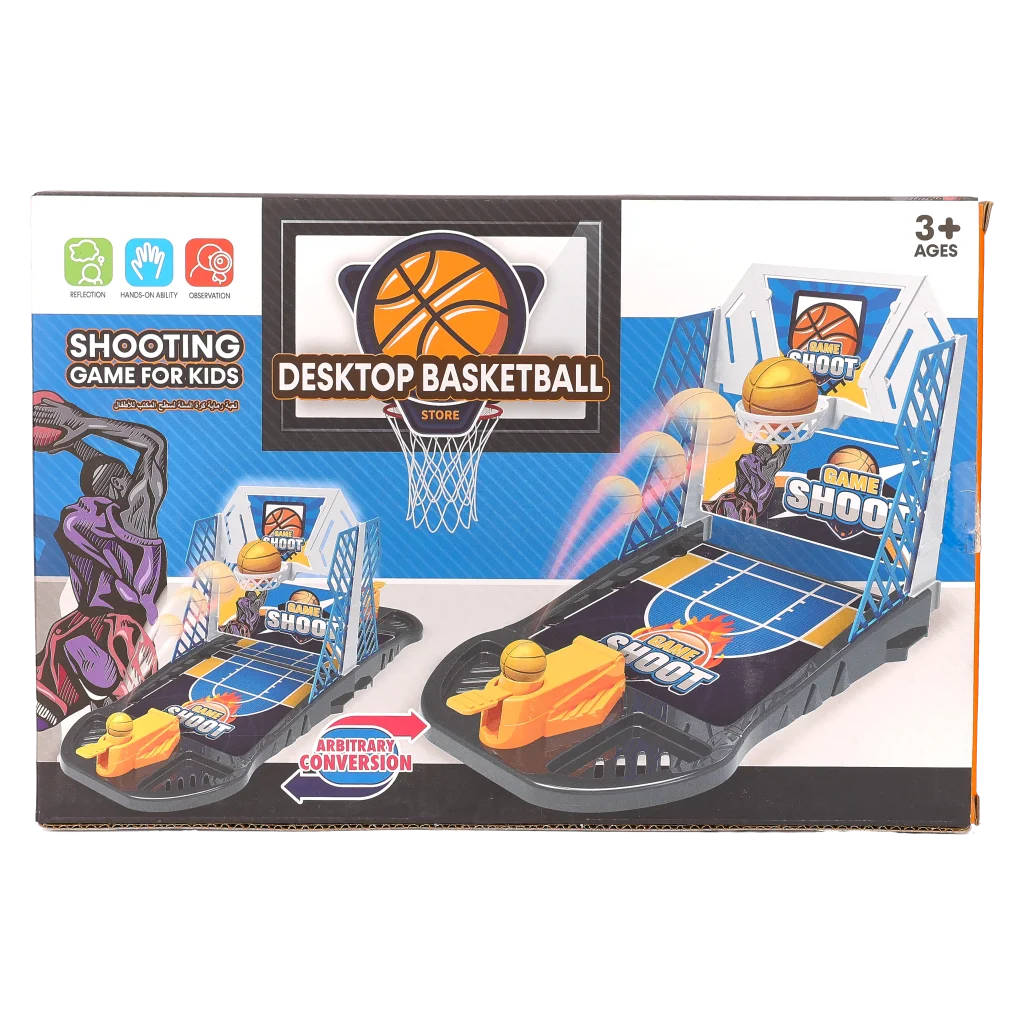 Basketballspiel aus Polystyrol für Kinder, Desktop-Version (Mehrfarbig)