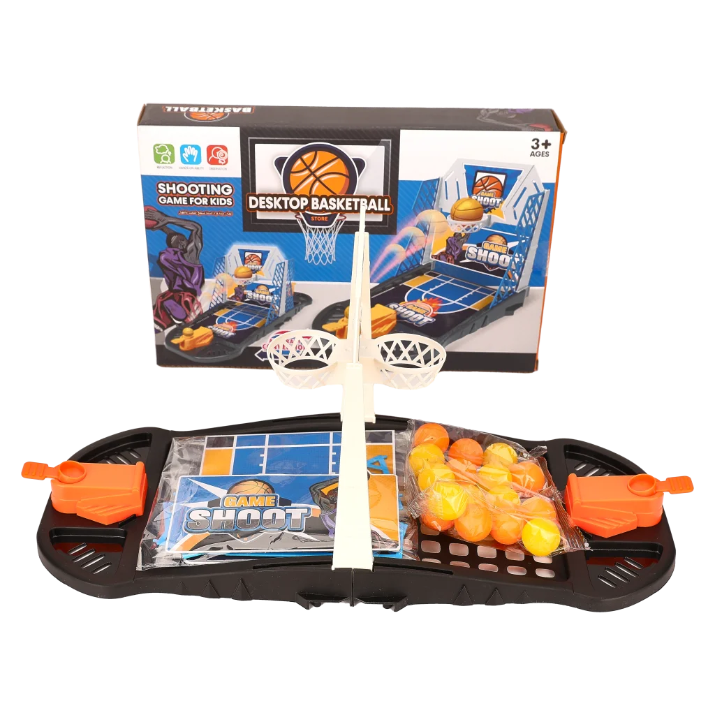 Basketballspiel aus Polystyrol für Kinder, Desktop-Version (Mehrfarbig)