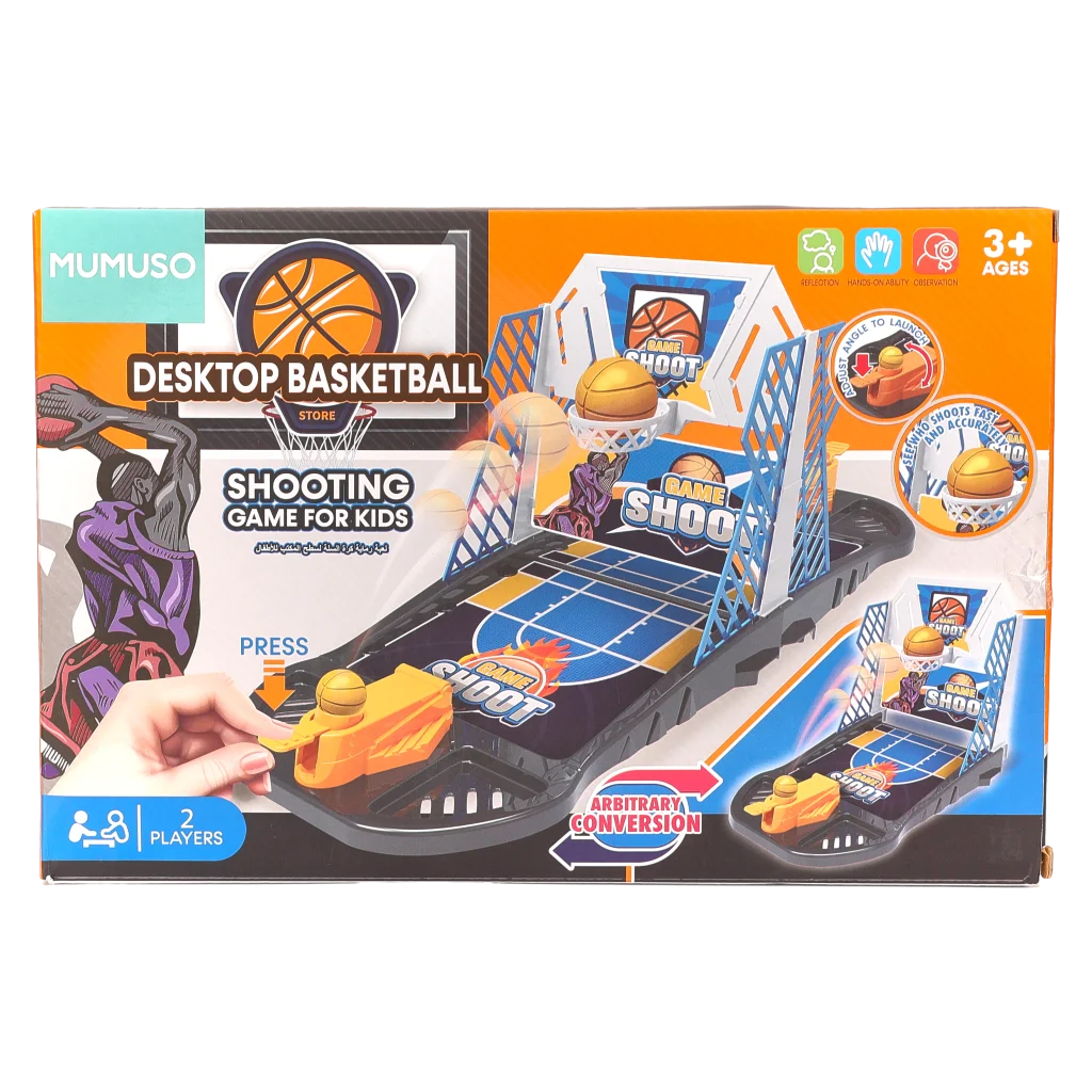 Basketballspiel aus Polystyrol für Kinder, Desktop-Version (Mehrfarbig)