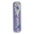 2-teiliges Kunststoff-Besteckset mit Einhorn-Design (Lila)