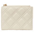 Bifold-Geldbörse mit gesteppter Optik (Beige)